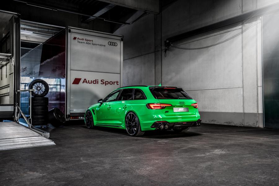  Audi RS4+ Gloss Green by ABT (B9) 2019 года  (фото 10 из 16)